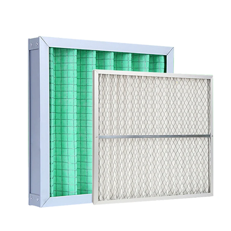 Customized Air Conditioning Dust Removal Purification Galvanized Frame Plate Primary HVAC G1 G2 G3 G4 Air Filter
