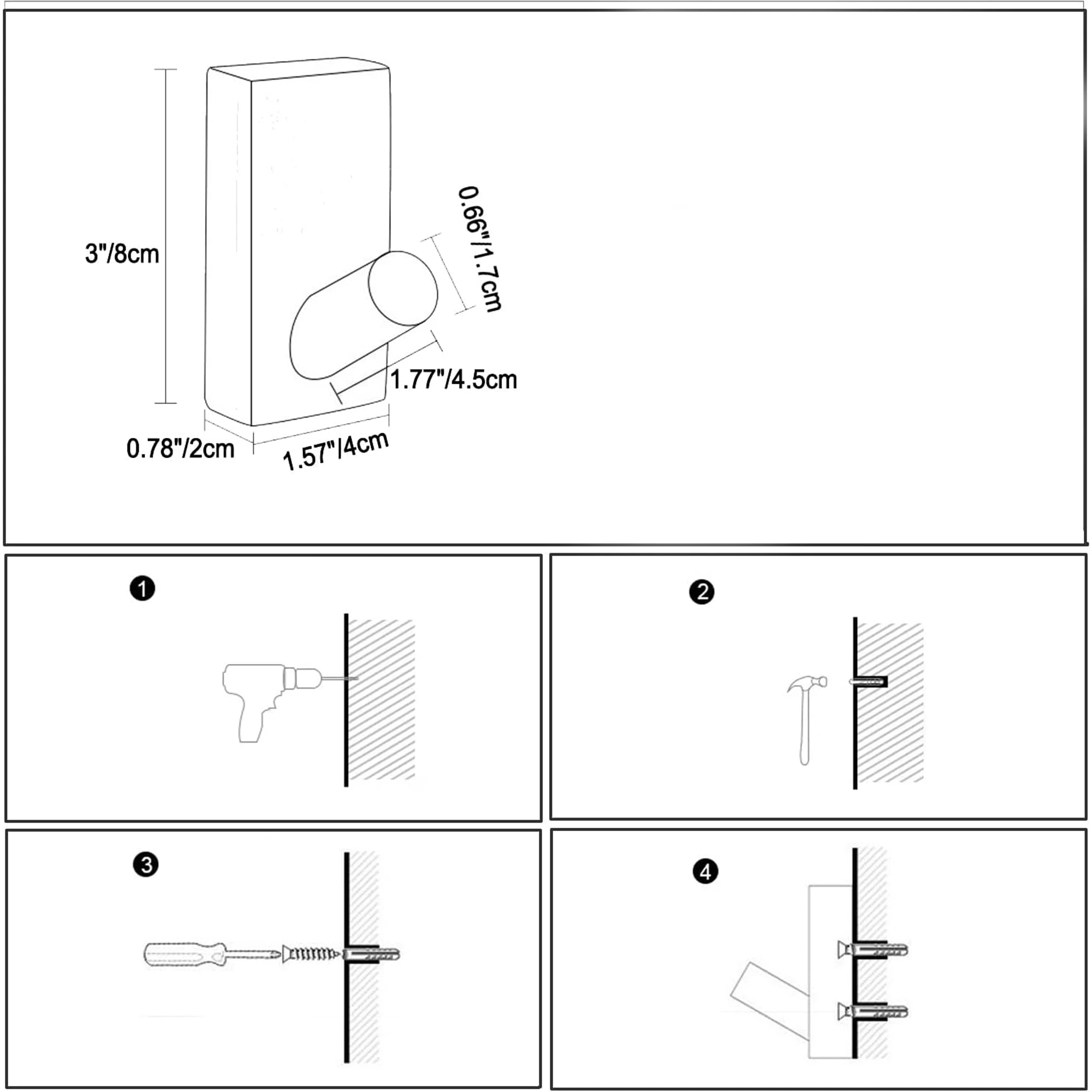 Customized Eco-Friendly Bamboo Wood Home Coat And Hat Hook Minimalist Style Bag Hooks