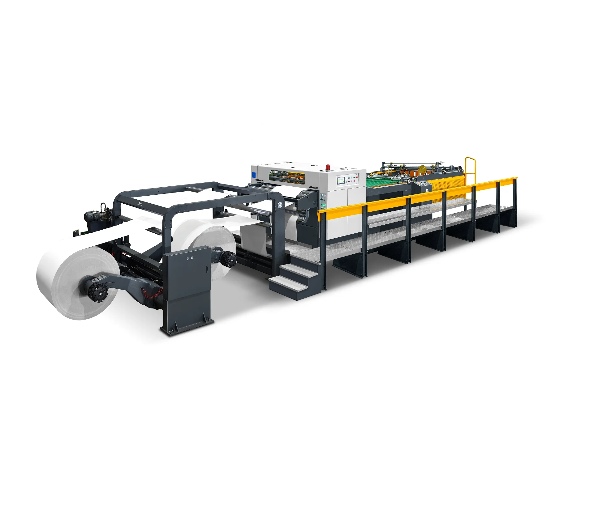 
Guowang S140/S170 Roll to sheet cutting slitting Precision Sheeter for paper 60-550gsm 