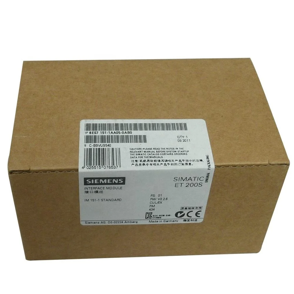  Новый оригинальный интерфейсный модуль 6ES7 151-1AA05-0AB0 DP IM