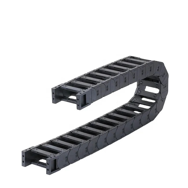 J45Q.1.S Nylon Plastic Electric Cable  Chain Bridge type both side opening  Drag Chain