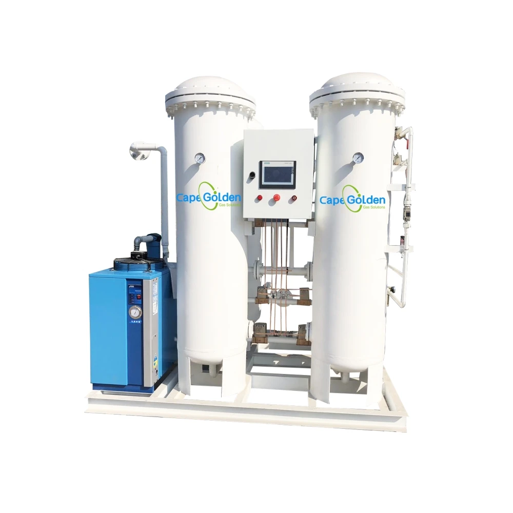 High Purity Psa Oxygen Generator for hospital Central Oxygen Supply for Filling Cylinders Easy to Install Oxygen Plant