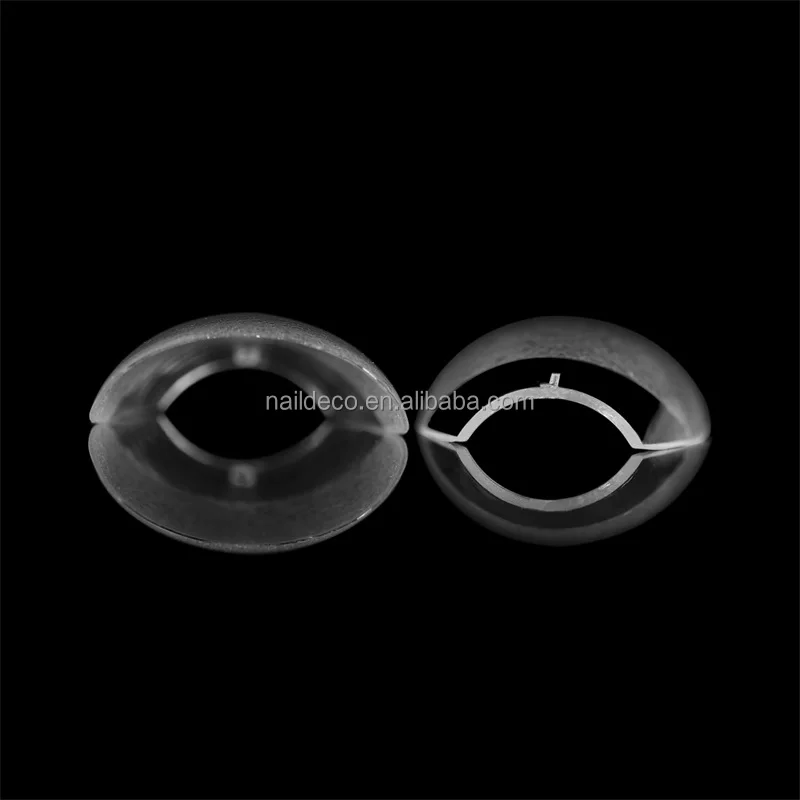 NADECO Super Short  Acrylic Coffin Style Manicure False Artificial Nails Tips for Hand Make Press On Nail at Home