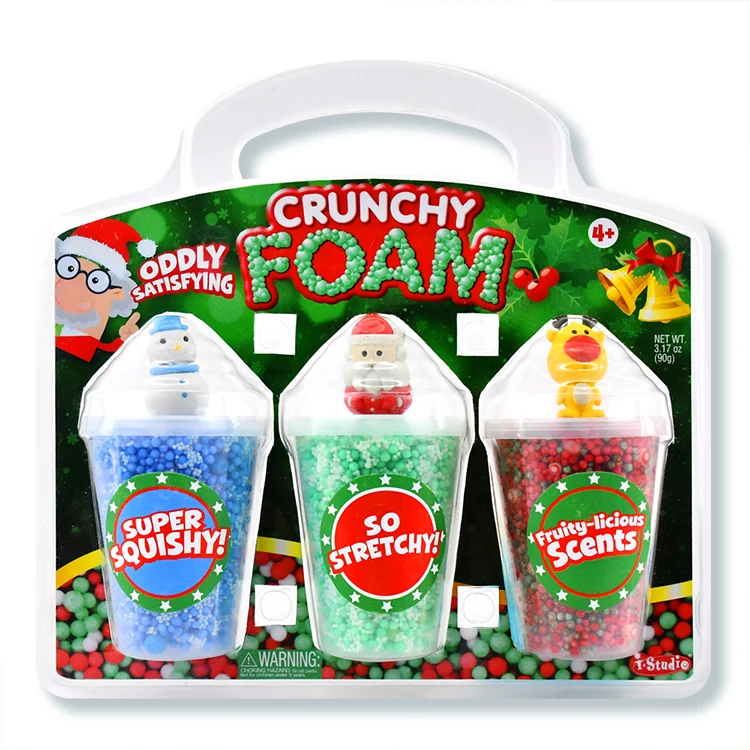 Wholesale Istudio Diy Foam Slime Scented Stress Relief Slime Christmas Present Foam Balls Slime From Factory