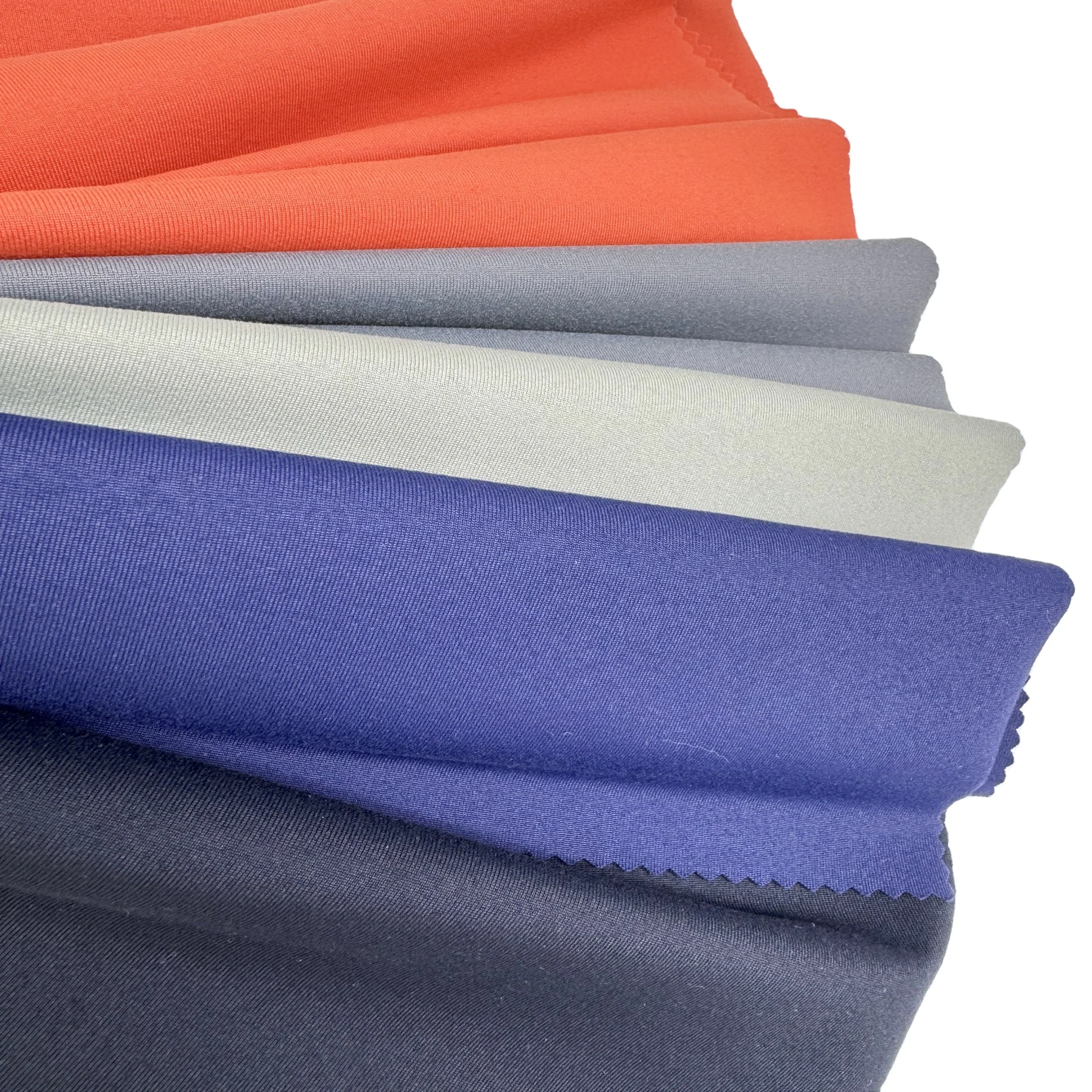 Nylon Spandex Fabric sportswear ATY yarn 88% nylon 12% spandex cotton feeling fabric for yoga bras pants