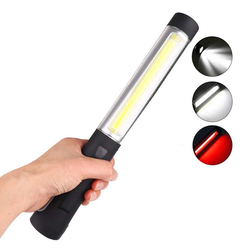 Portable Work Light COB LED Magnetic USB Rechargeable 360 Rotate Work Lamp Flexible Inspection Lamp With Hook