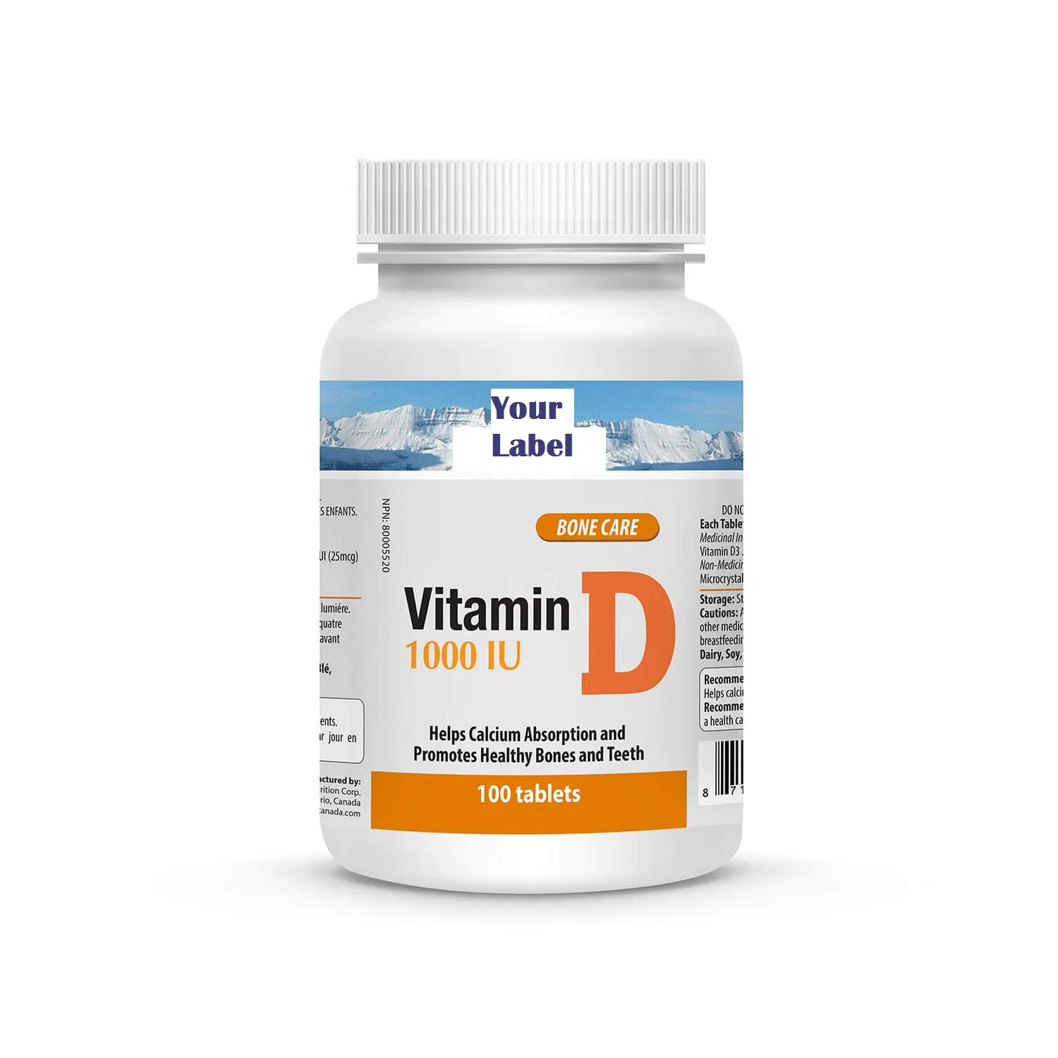 
Vitamin D Tablet BONES OEM  (1600150955696)