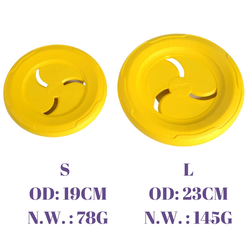 
Bite resistant EVA Foam Dog flying disc Interactive Pet flying disc better fly 