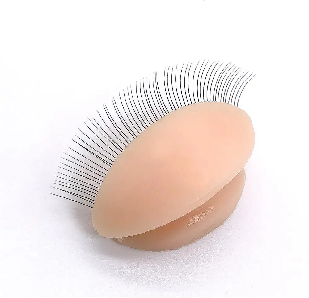 Lash Vendor Supply Eyelash Mannequin Head Replacement Eyelids Silicone Removable Training Eyelids For Lash