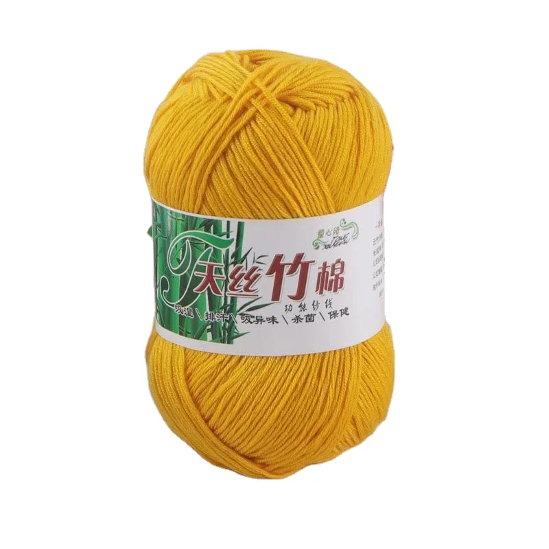 Free samples for ex-factory price bamboo cotton yarn yarn super soft hand woven yarn