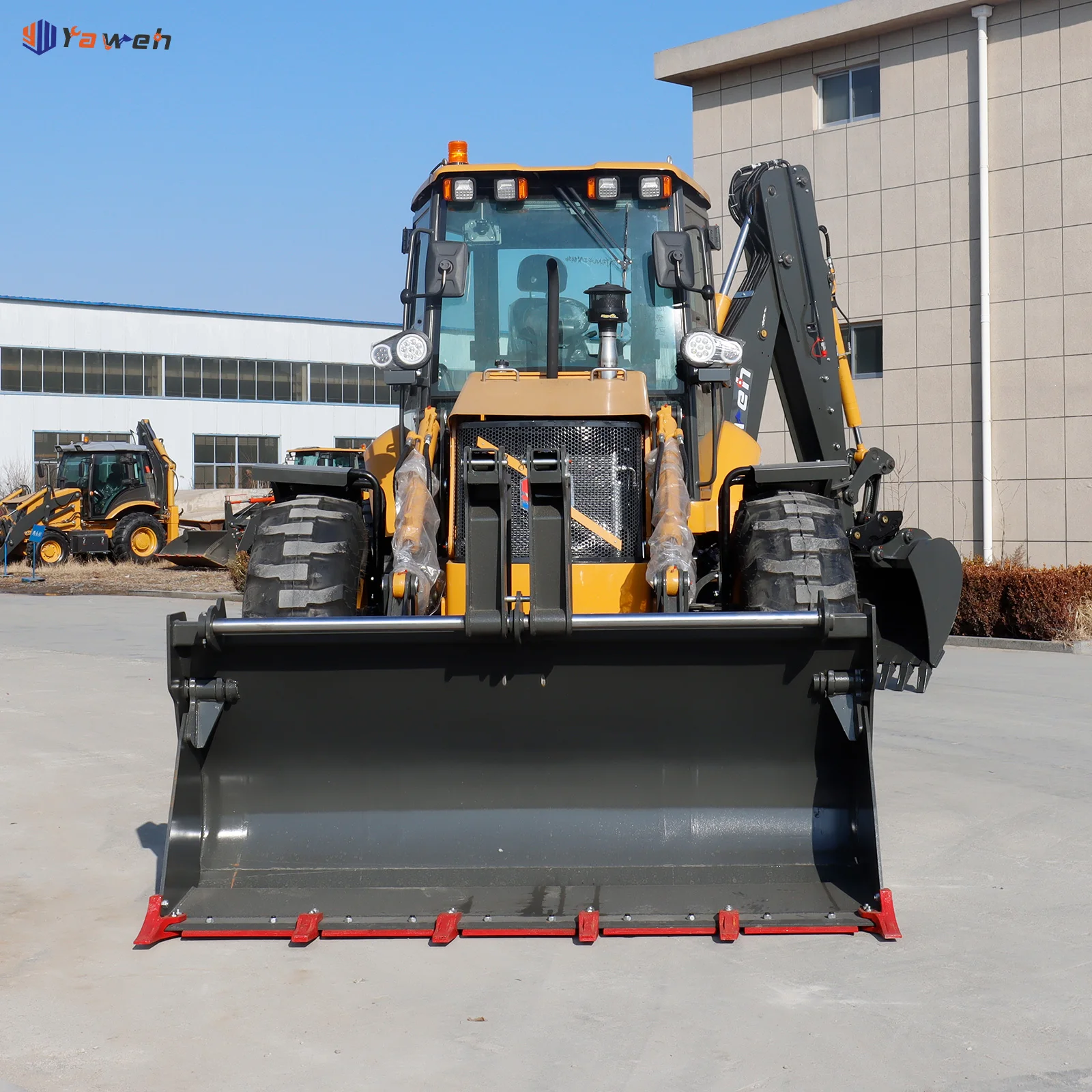 Yaweh JCB 4CX China hot sale Multi functional  loader backhoe and mini 4x4 backhoe excavator loader