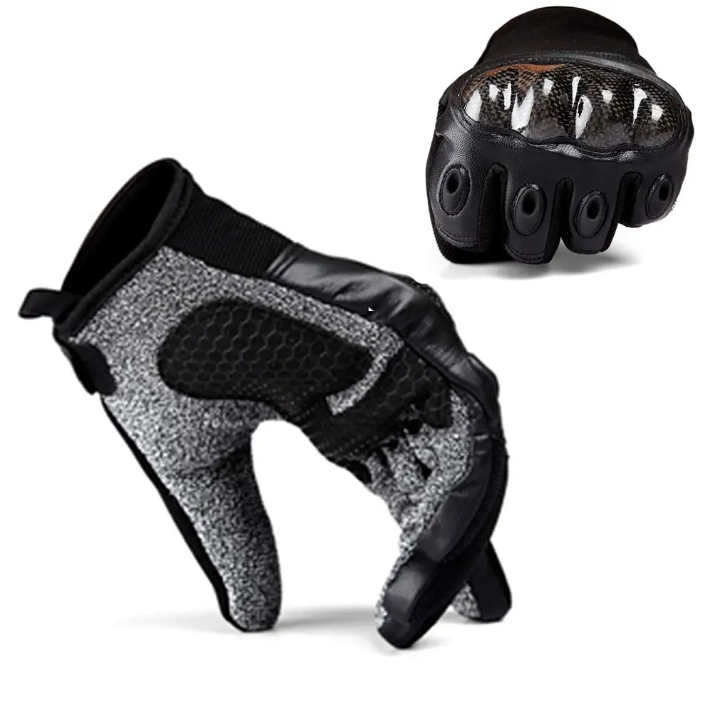 Боевые перчатки с защитой от порезов, защитные митенки с твердыми костяшками, устойчивые к порезам, для улицы, езды на велосипеде, тактические перчатки, 5 А