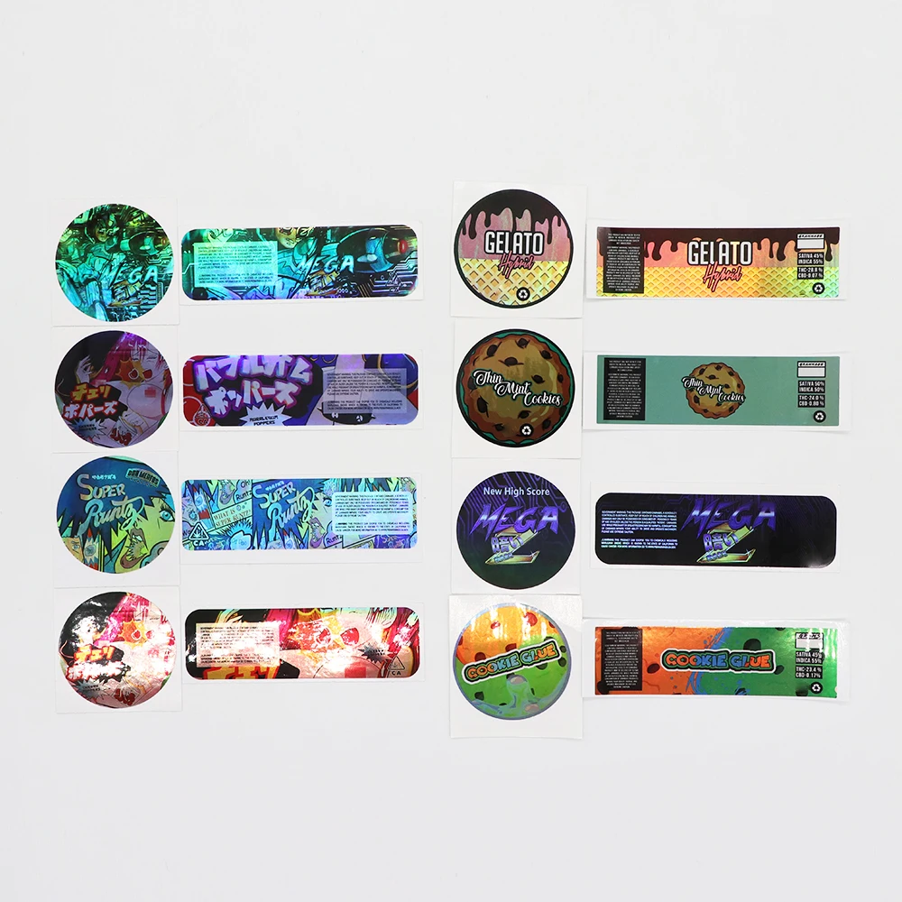 Hot Selling OEM Available Popular Customized Sticker Printed Printing Plastic Waterproof Adhesive Label Sticker for Bottles