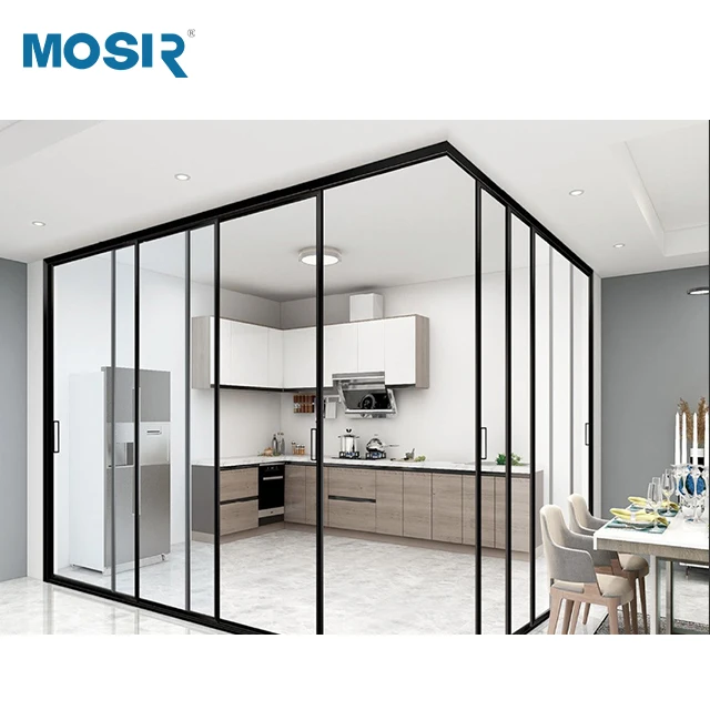 Sliding Door Flush Sliding Door System Framed Sliding Door Arrival Energy Efficient Aluminum Low-e Glass New Waterproof Double