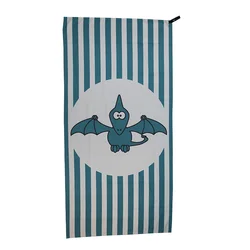 Recycled microfiber beach towel printed suede yoga towel with custom logo