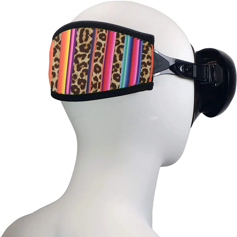 Hot Selling durable Neoprene OEM custom logo Soft Super Popular Diving Mask Slap Straps Cover Wrapper for Snorkel Mask