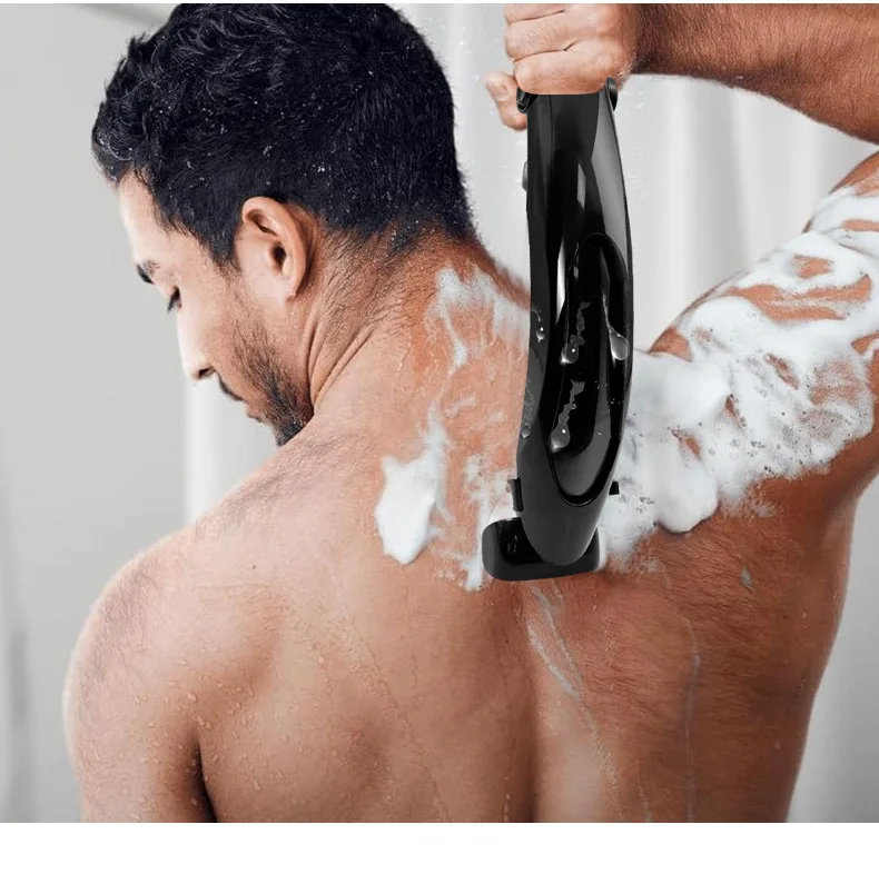 Long Handle Hair Shaving Body Hair Shaver Man Back Shaver Groomer entire Body Hair Removal Trimmer