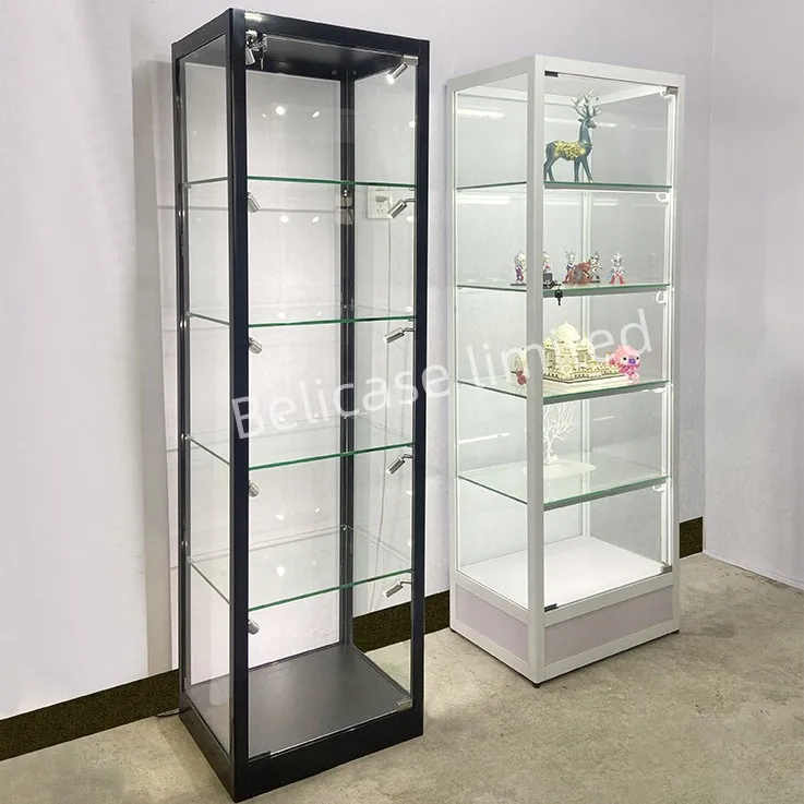 China Factory Direct Bulletproof Toy Building Block Glass Display Cabinet Handmade Display Cabinet Showcase