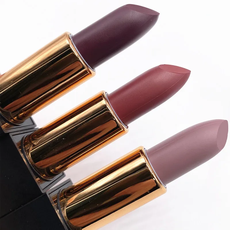 Custom Vegan Lipstick Long Lasting Moisturizing Private Label Matte Lipstick Makeup Make Your Own Lipstick