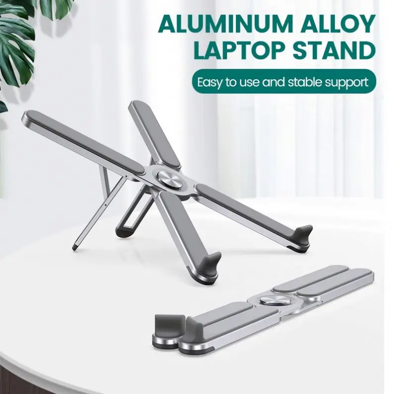 Customizable Colors Foldable and Elevated Adjustable Laptop Stand Compatible with All Sizes of Laptops Tablets up to 17 Inches