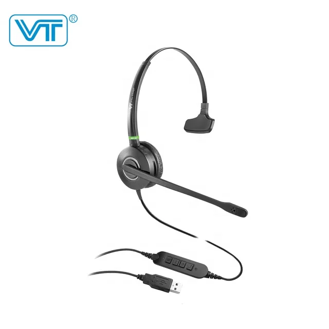 
Call Center Computer USB Headset with Noise Cancelling Microphone 