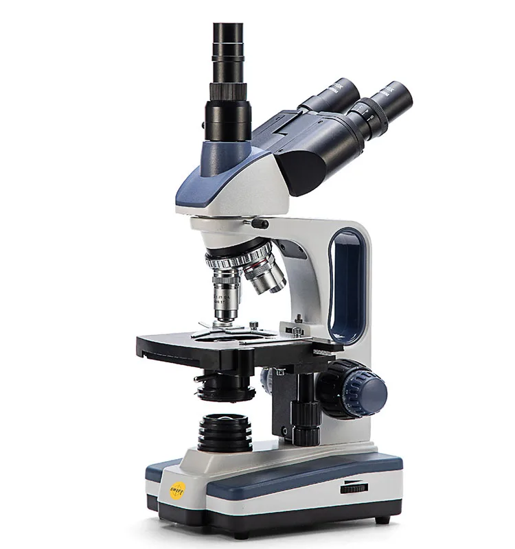SWIFT-SW350T Hot Sale High Quality Trinocular 4X/10X/40X/100X Zoom Microscope with Eyepiece and C-Mount Dual-Purpose Adapter