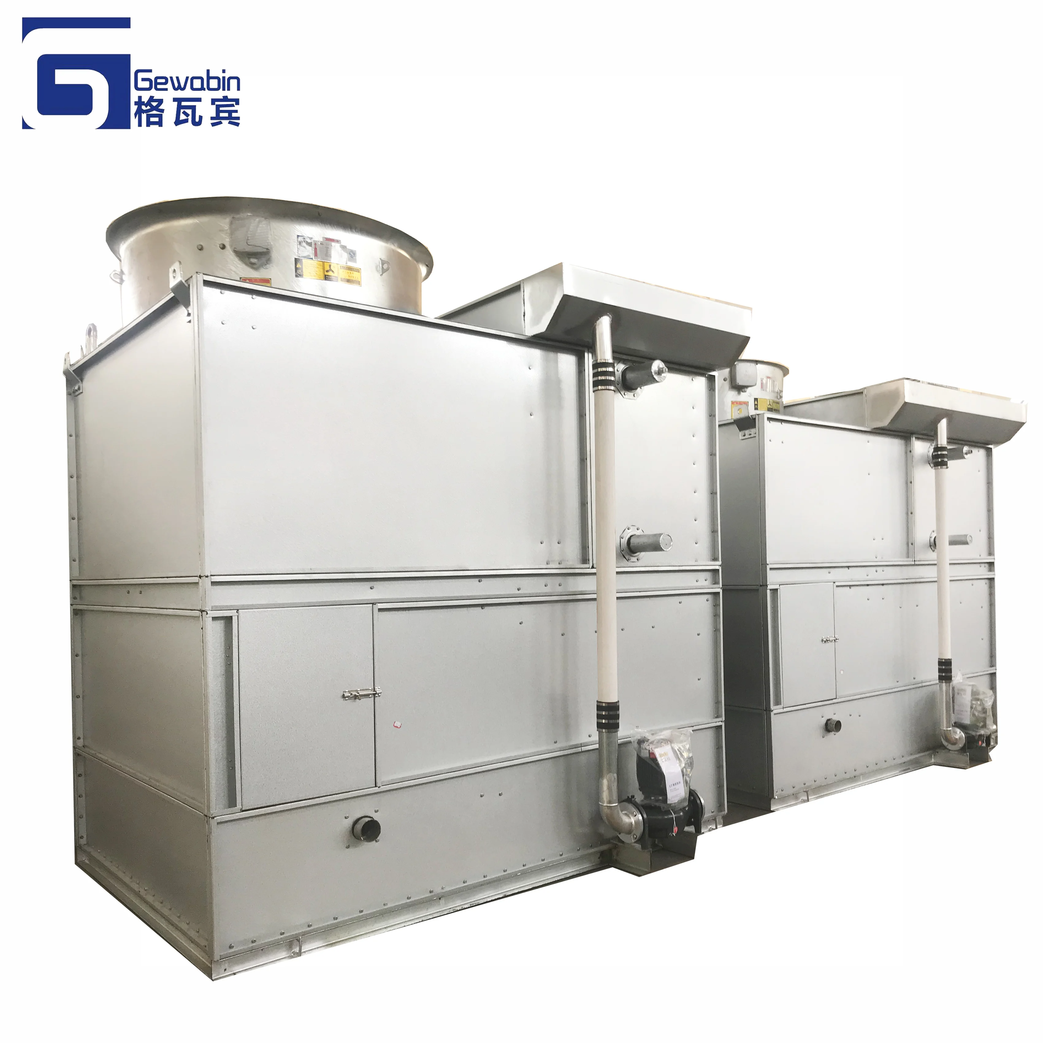 
compressor freezer ammonia cooling evaporative condenser 