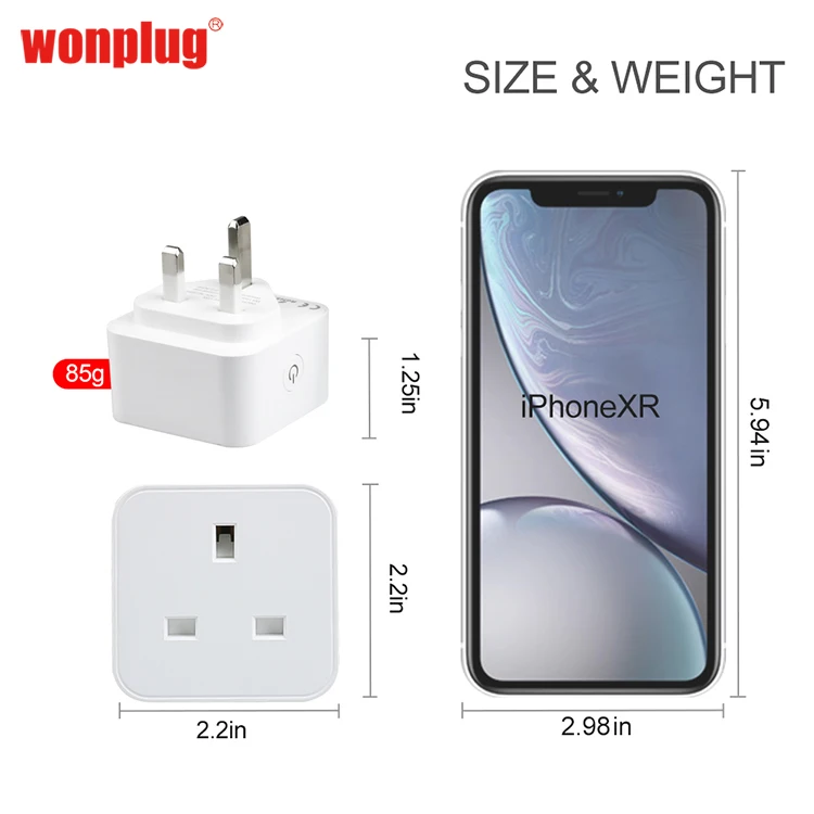 Electrical industrial mobile app power control adapter relay uk wireless socket timer outlet wifi wall socket smart plug