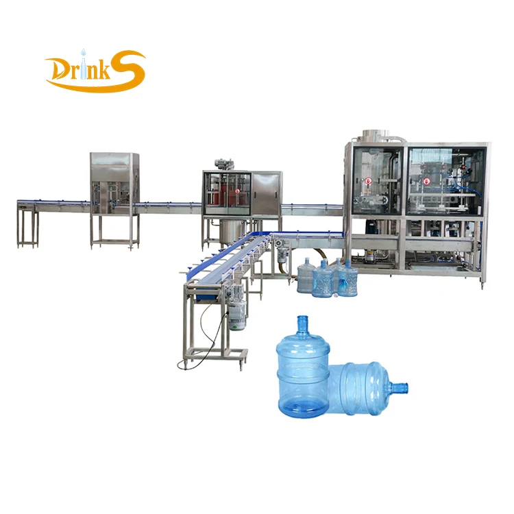 19 Litre 20 Liter Plastic 5 Gallon Bottle Water Making Machine / 5Gallon Water Bottling Plant / 5 Gallon Water Production Line