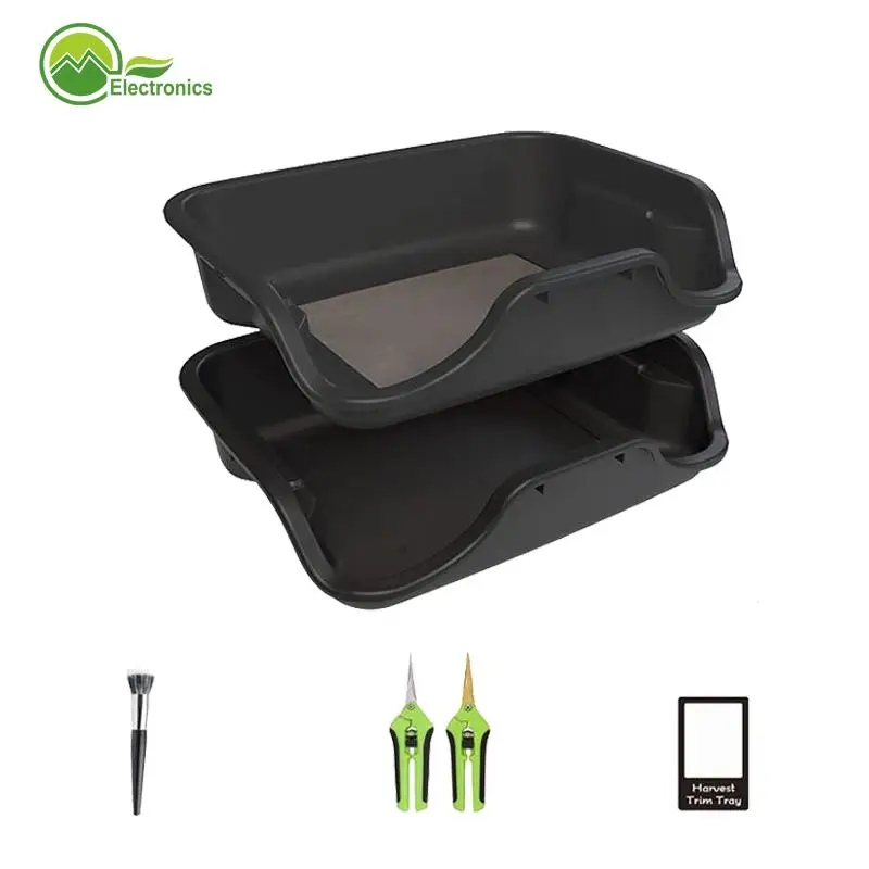 Hot selling Harvest Trim Tray for Herbs with Trimming Scissors