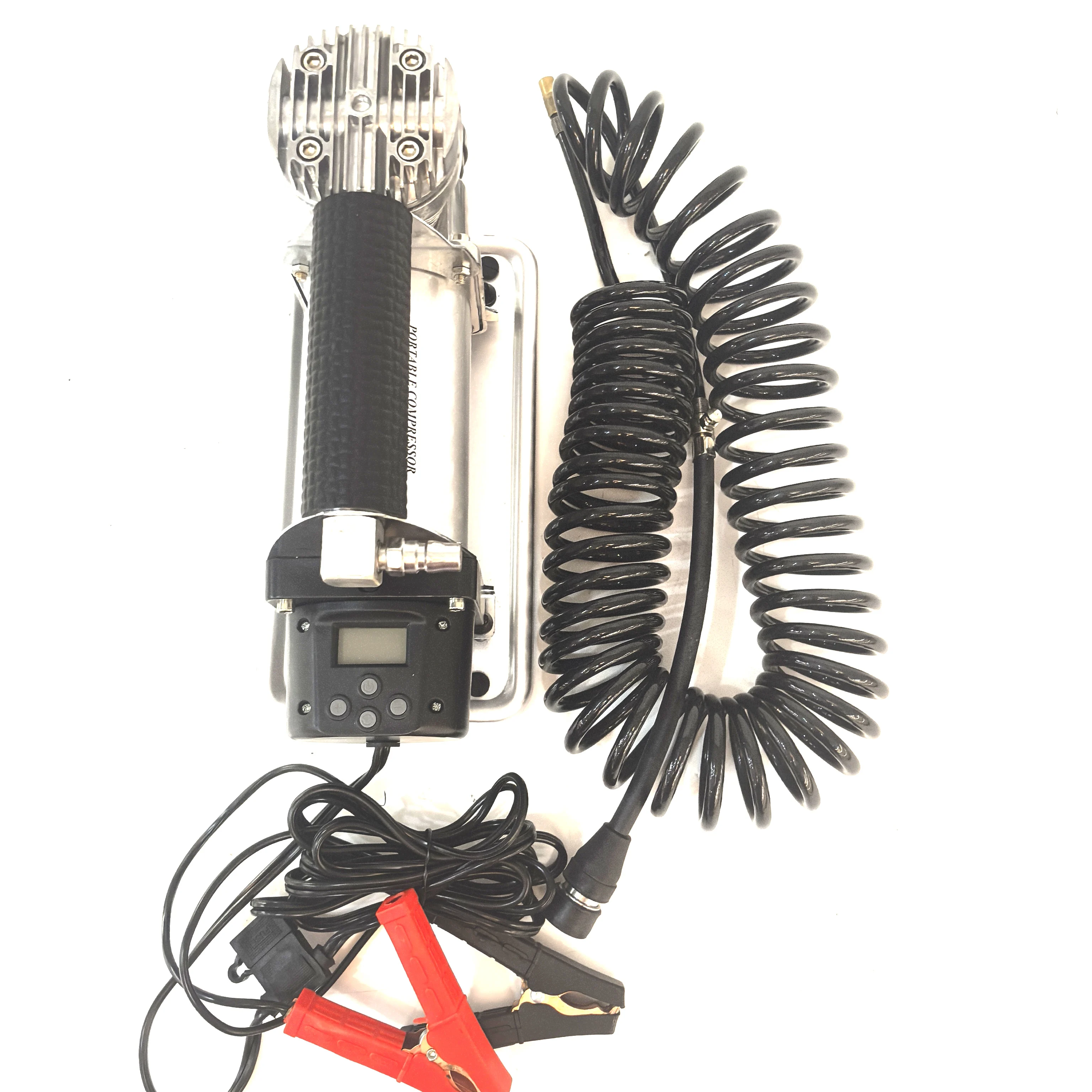 high pressure metal car air compressor heavy duty car air pump with hose