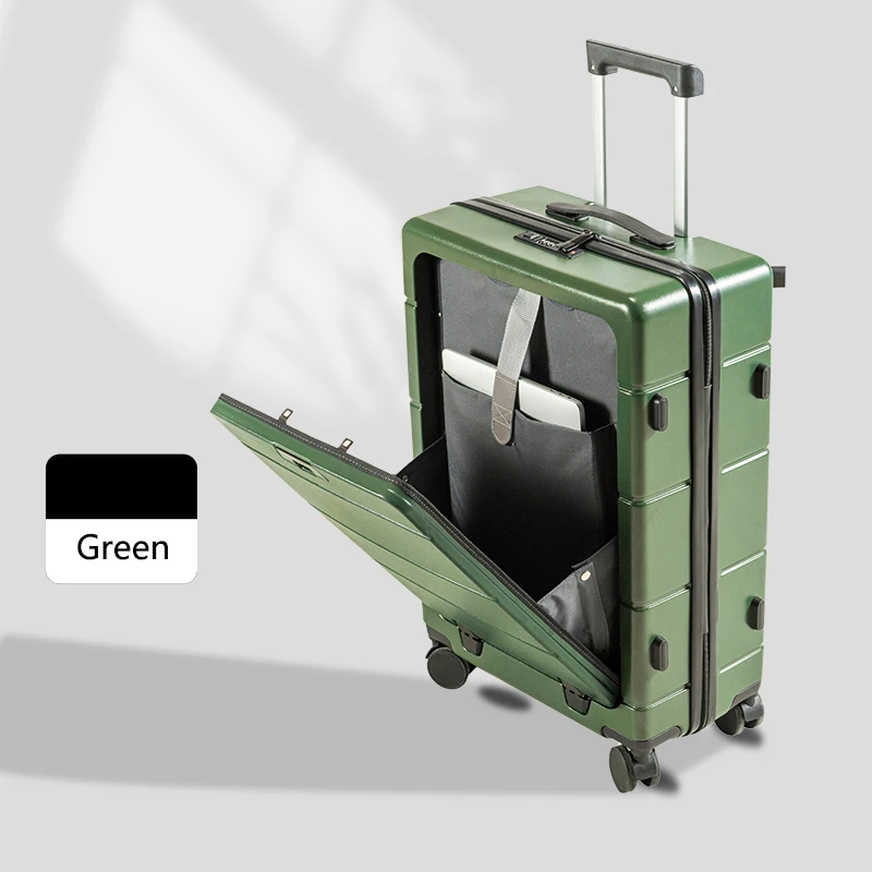 2024 Hot Selling Carry-on Suitcase 20inch Luggage With Front Pocket PC Hardside Suitcase For 24inch