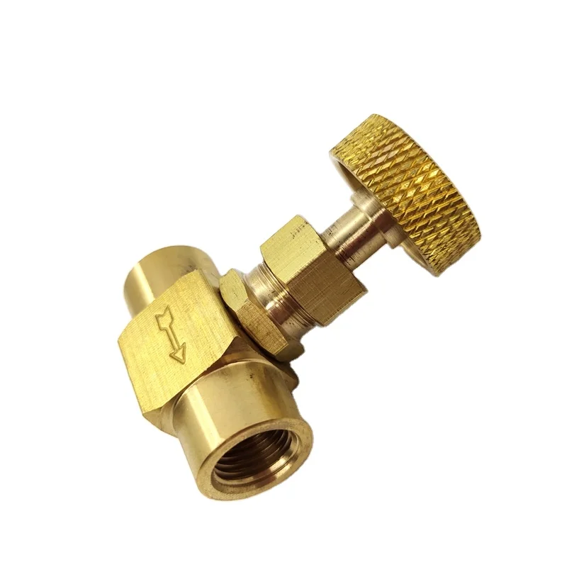 
High pressure female brass needle valves brass valve 1/4