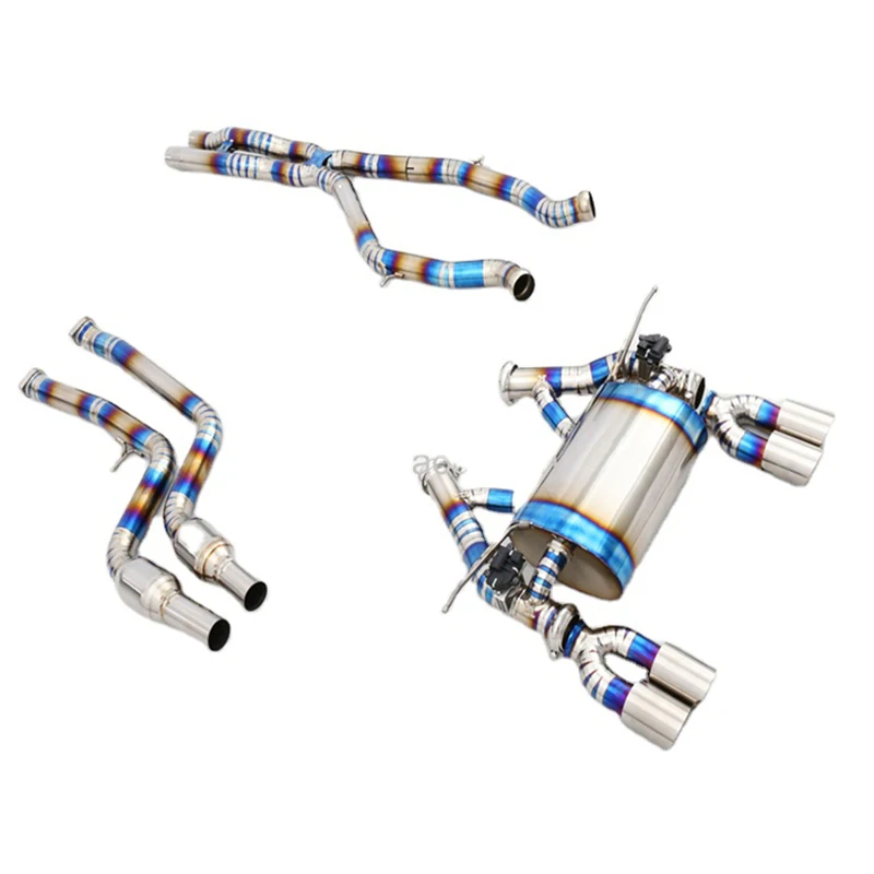 For BMW M3 F80 Titanium Valves exhaust catback Electronic high performance Valvetronic Exhaust muffler system