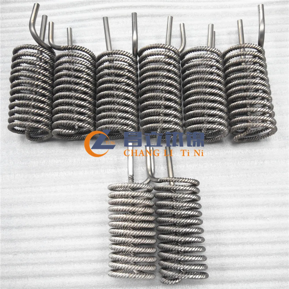 gr1 titanium spiral coil tube