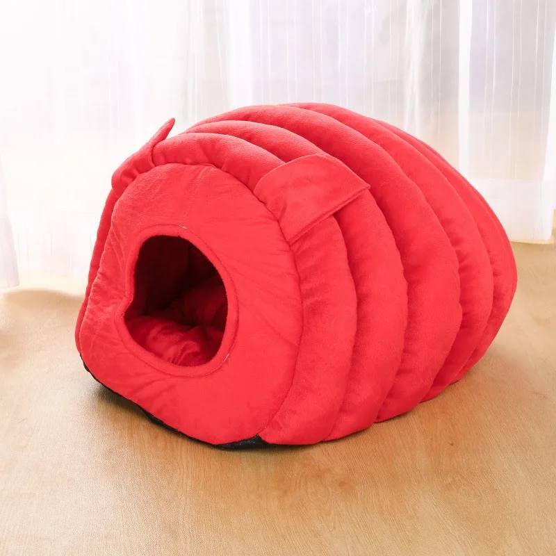 Simons Caterpillar Shape Pet Cat Cave Bed Cushion Plush Pillow Coussins Chats Cuccia Gatto Productos Camas De Para Gato Mascotas
