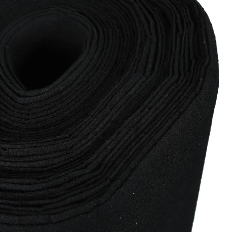 High Temperature Resistance Economic Activated carbon fiber filter felt cloth fabric 350G 480G