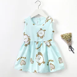 2022 summer new girls dress girls sleeveless dress baby clothes factory direct wholesale