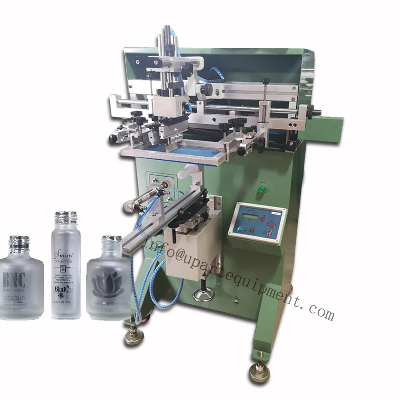 Glass Vase Screen Printing Machine/ Bottles Screen Printer Container Serigraph Machine Cup Silkscreen Printing Machine