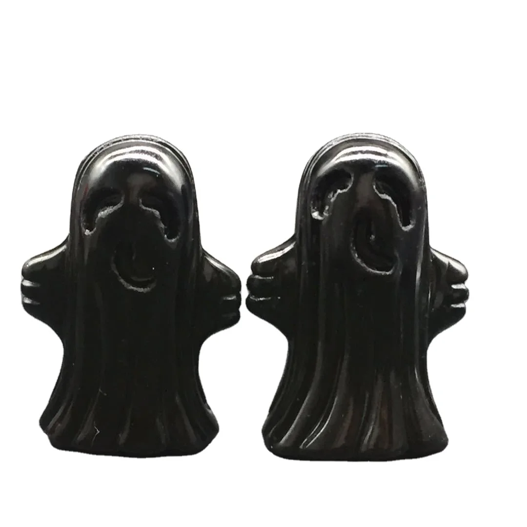 
Wholesale High Quality Natural Obsidian Quartz Crystal Healing Carving Ghost Decoration for Gifts 