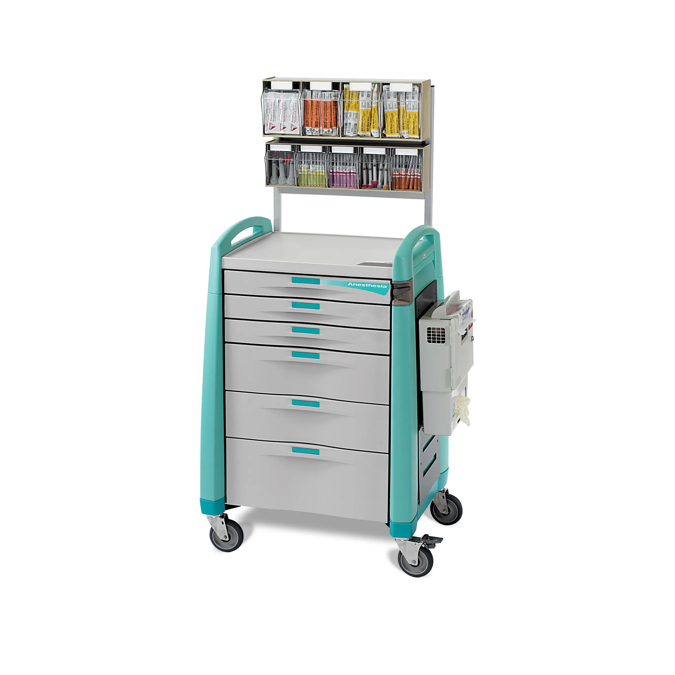 Turkey design Hospital Medical Anesthesia Trolley ABS Anesthesia Cart Medical Crash Cart