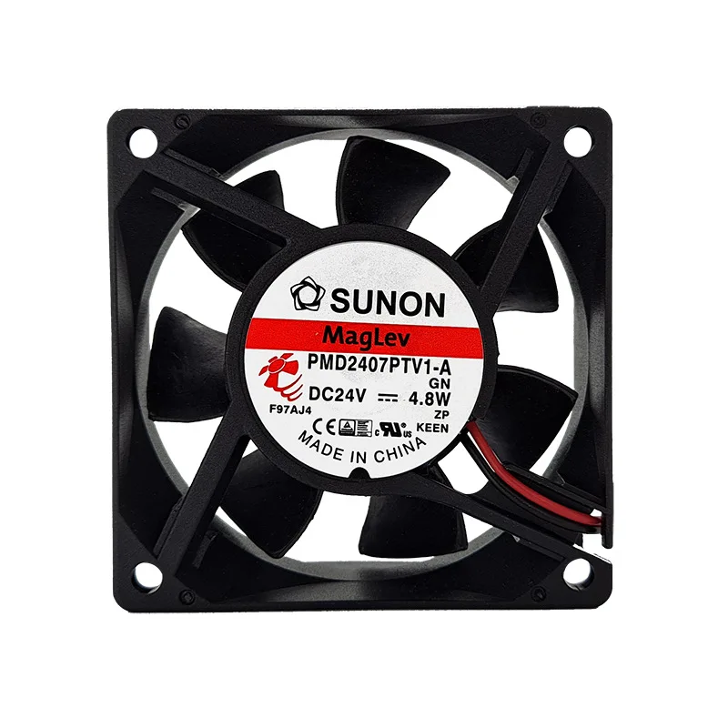 Sunon PMD2407PTV1-AGN 5100rpm 49cfm 44dB 24v 70mm 70x70x25mm cooling fan 7025 dc fan