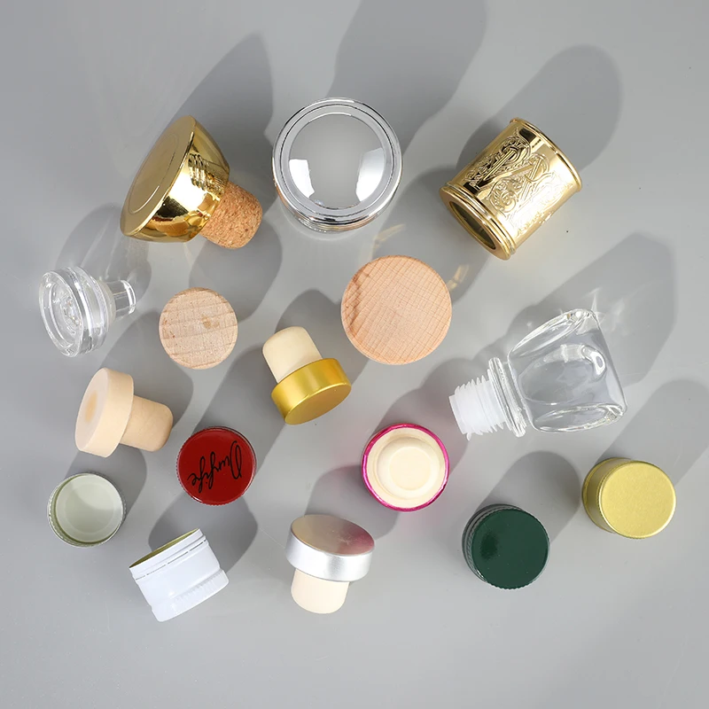 Print logo T-shape 28mm alcohol tequila vodka gin glass bottle Non-refillable cap closures pvc liquor bottle cap