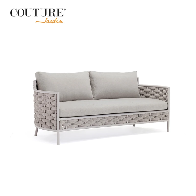 Couture Rattan wicker Sofa Set Furniture Indoor And Outdoor Sofa all weather garden sofa set  furniture