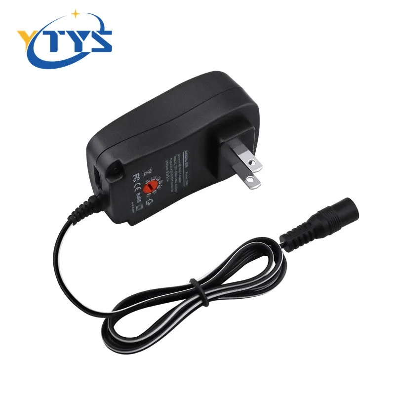 Универсальный адаптер переменного/постоянного тока, 3-12 В, 12 Вт, 15 Вт, 30 Вт, импульсный источник питания с 6 наконечниками