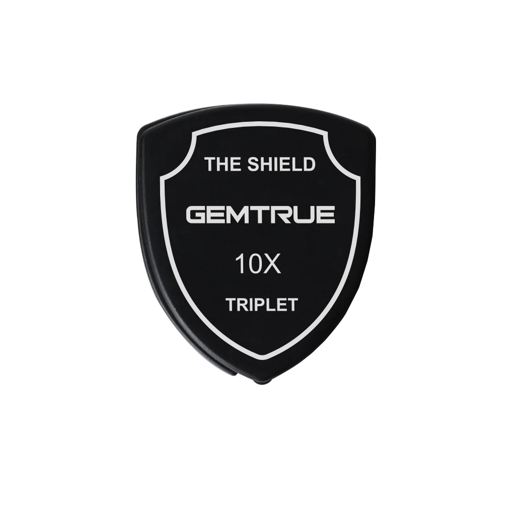 Diamond Inspecting Loupe Advanced GemTrue Shield Loupe 10x Precision Lens Deluxe Black Screwless Innovation