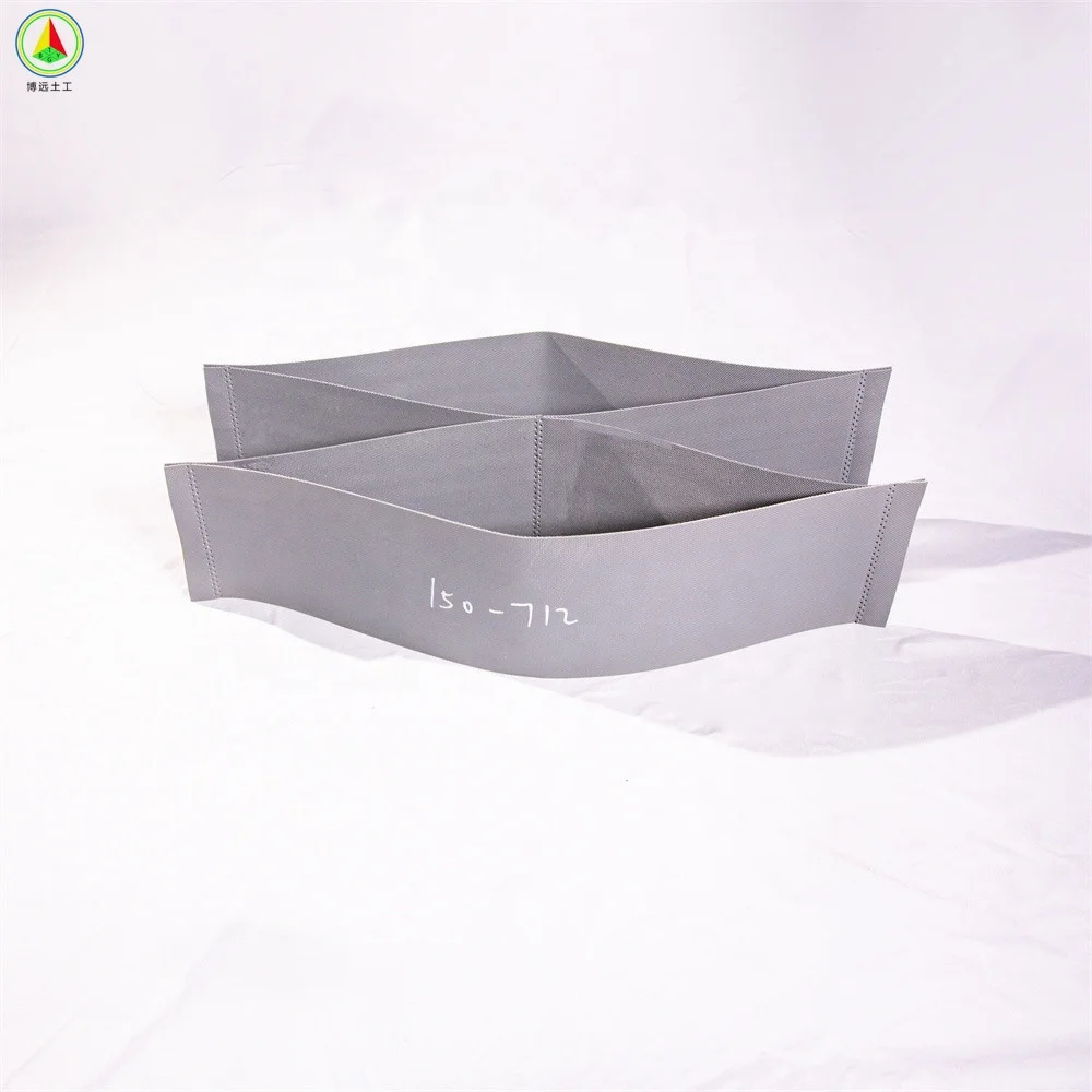 Grey Unperforated 712mm HDPE geo grid ground stabilizer geocell geocells geocel gravel grid