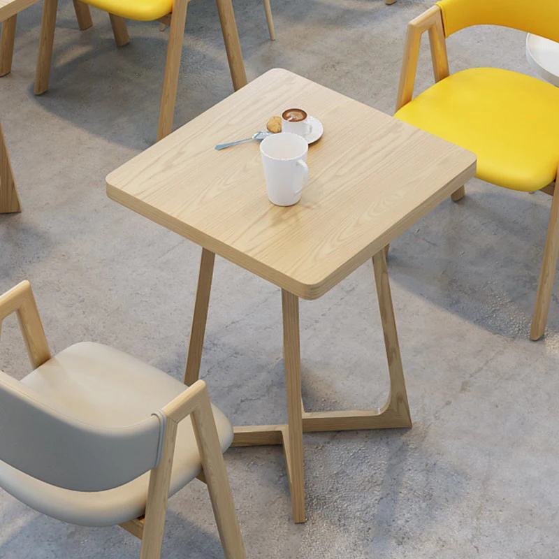 Light Style Wood Restaurant booth for Dining Cafe Hotel Chair and Table Western-Style Booth for Nightclubs booth