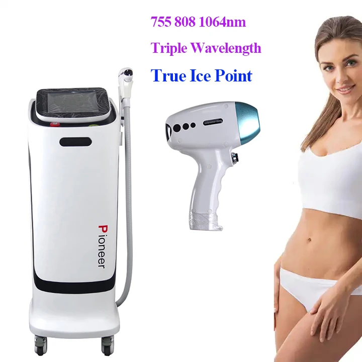 Pioneer OzeroKhanka 1200w Triple Wave Platinum Titanium/808nm Laser Diode Hair Removal/755 808 1064nm Diode Laser Machine Price