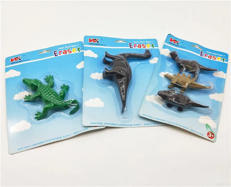 Perfect  Wholesale china merchandise dinosaur  eraser  for  boys and girls